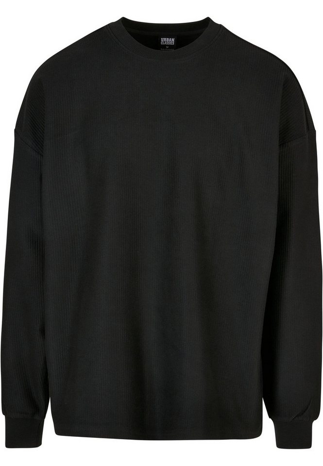 URBAN CLASSICS Rundhalspullover Urban Classics Herren Rib Terry Boxy Crew (1-tlg) von URBAN CLASSICS