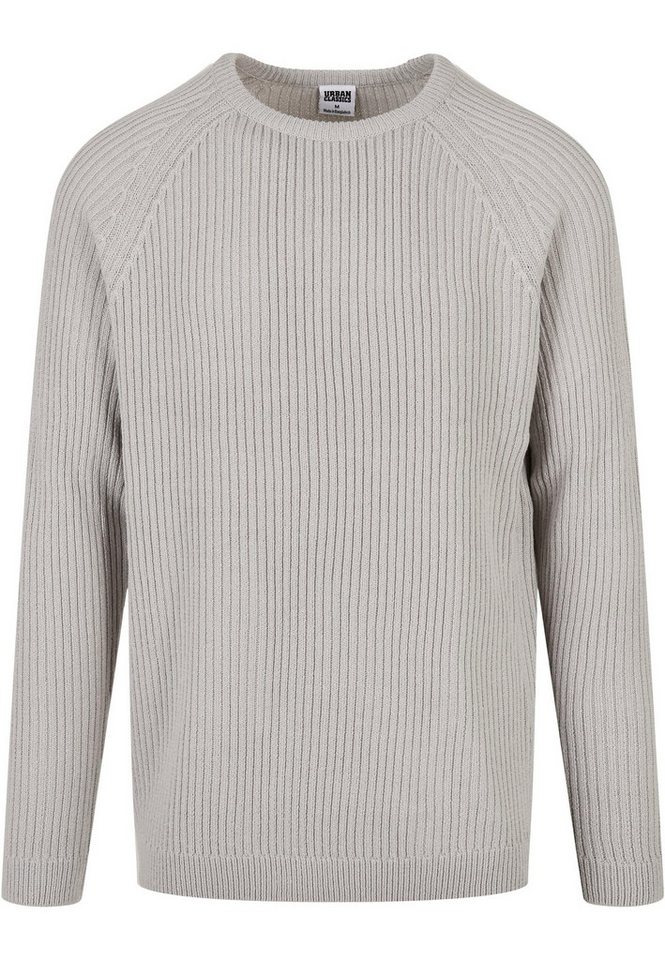 URBAN CLASSICS Rundhalspullover Urban Classics Herren Ribbed Raglan Sweater (1-tlg) von URBAN CLASSICS