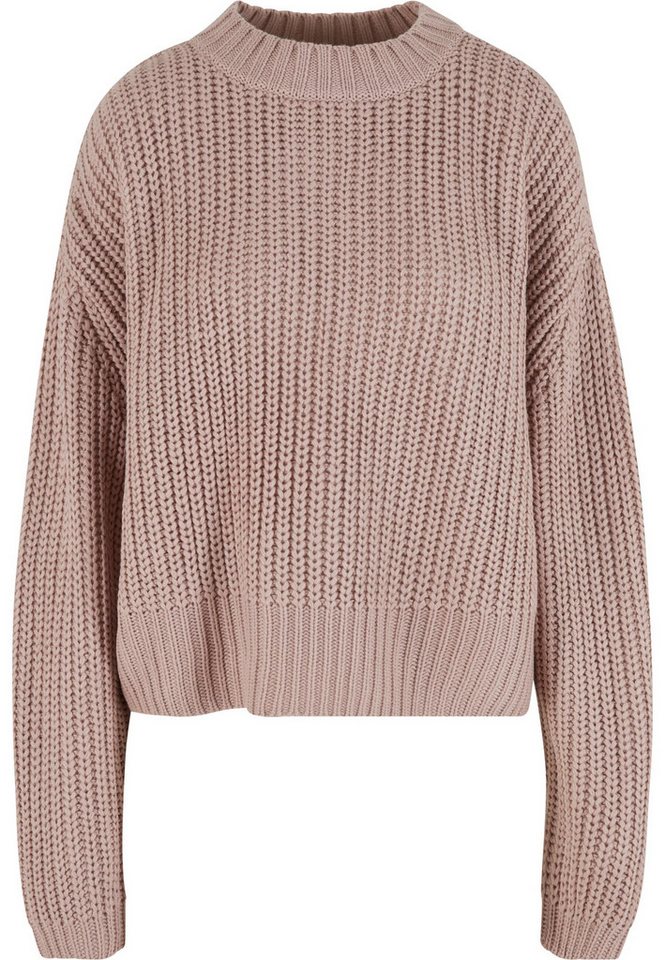 URBAN CLASSICS Rundhalspullover Urban Classics Ladies Wide Basic Oversized Sweater (1-tlg) von URBAN CLASSICS