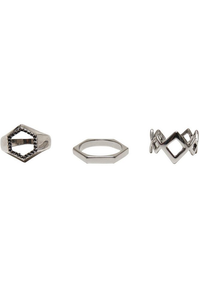 URBAN CLASSICS Schmuckset Urban Classics Unisex Graphic Ring 3-Pack (1-tlg) von URBAN CLASSICS