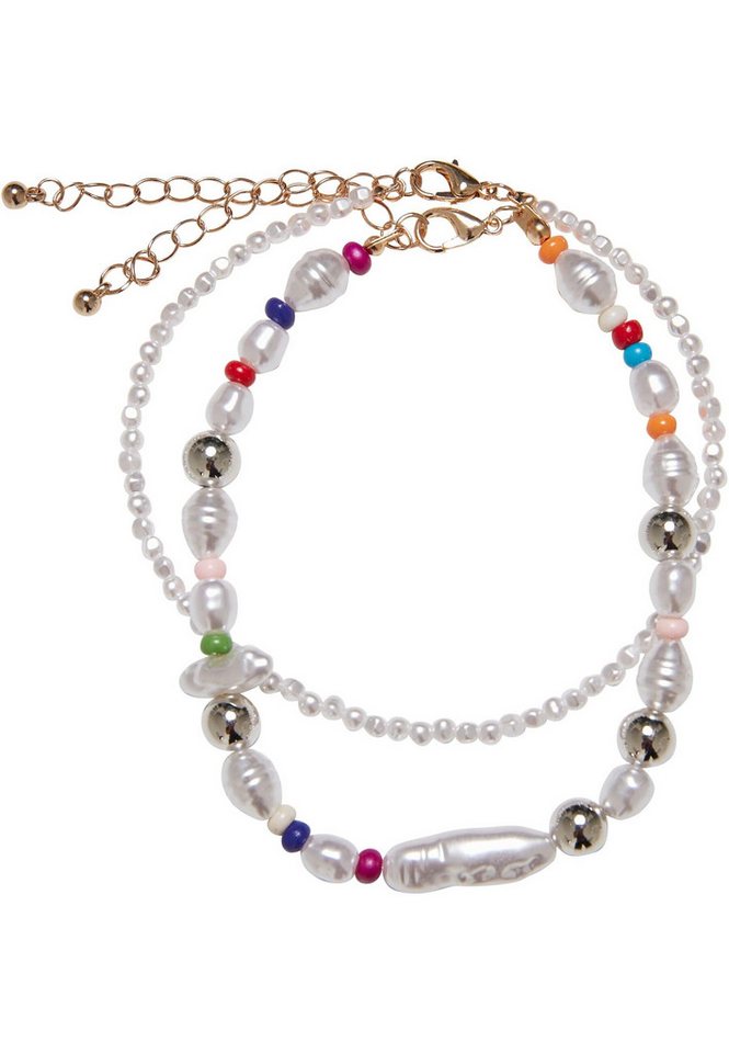 URBAN CLASSICS Fußkette Urban Classics Unisex Various Pearl Layering Anklet von URBAN CLASSICS