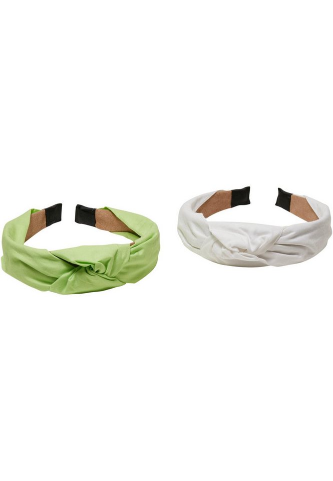 URBAN CLASSICS Schmuckset Urban Classics Unisex Light Headband With Knot 2-Pack (1-tlg) von URBAN CLASSICS