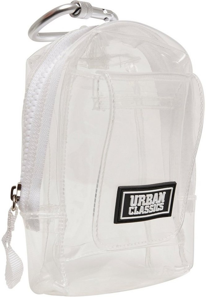 URBAN CLASSICS Schultertasche Urban Classics Unisex Transparent Mini Bag with Hook (1-tlg) von URBAN CLASSICS