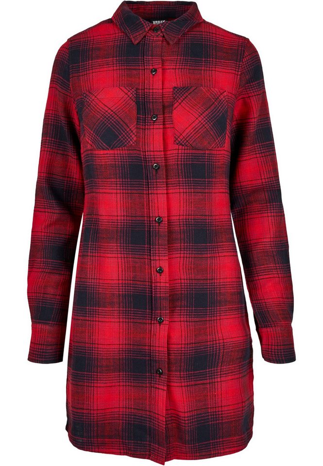 URBAN CLASSICS Shirtkleid Urban Classics Damen Ladies Check Shirt Dress (1-tlg) von URBAN CLASSICS