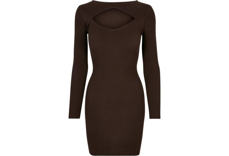 URBAN CLASSICS Shirtkleid Urban Classics Damen Ladies Cut Out Dress von URBAN CLASSICS