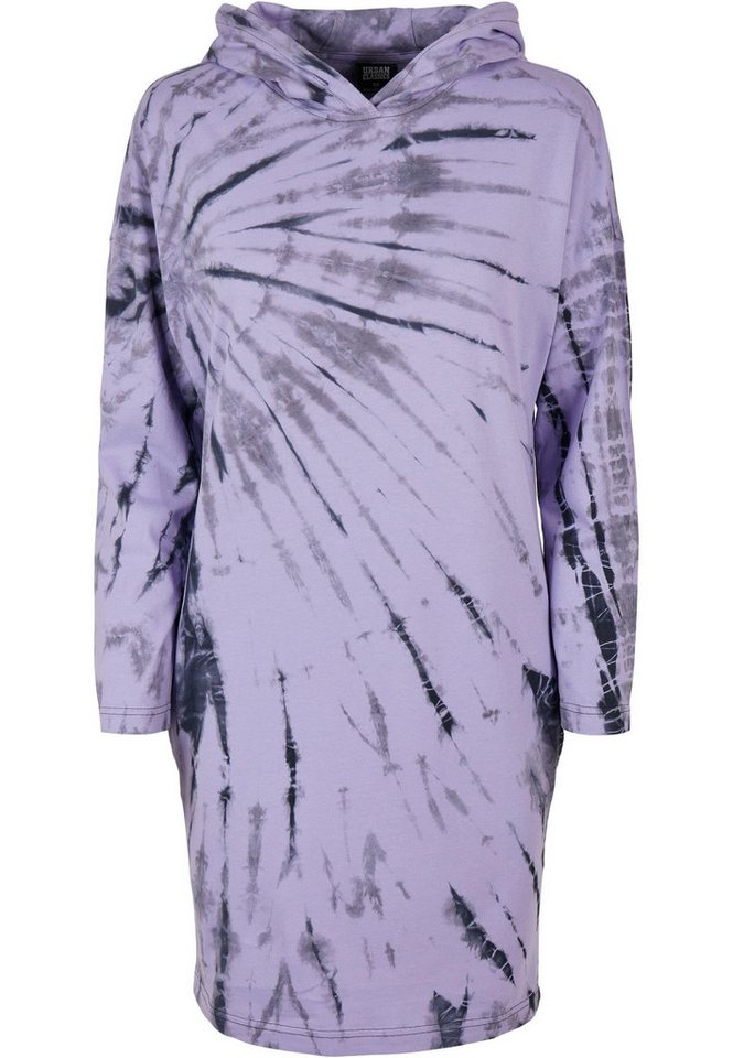 URBAN CLASSICS Shirtkleid Urban Classics Damen Ladies Oversized Tie Dye Hoody Dress (1-tlg) von URBAN CLASSICS