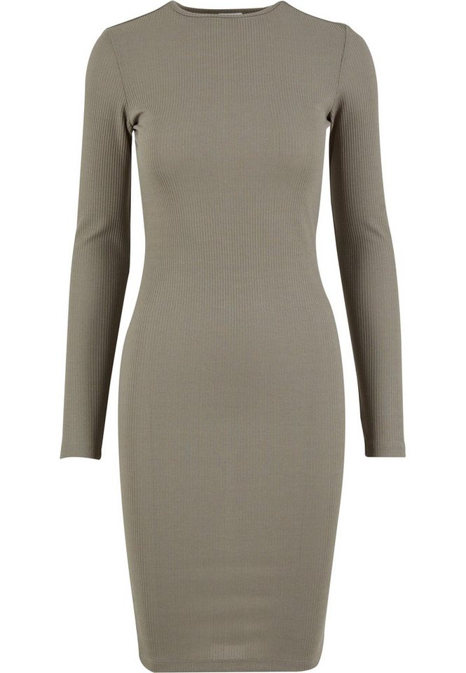 URBAN CLASSICS Shirtkleid Urban Classics Damen Ladies Rib Dress (1-tlg) von URBAN CLASSICS
