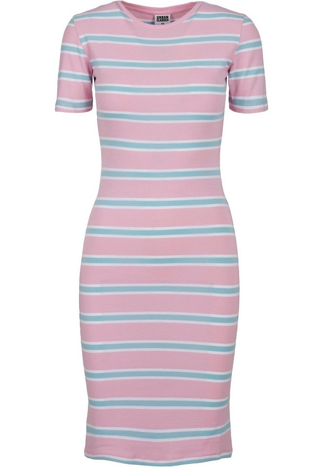 URBAN CLASSICS Shirtkleid Urban Classics Damen Ladies Stretch Stripe Dress (1-tlg) von URBAN CLASSICS