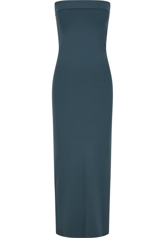 URBAN CLASSICS Shirtkleid Urban Classics Ladies Bandeau Midi Dress (1-tlg) von URBAN CLASSICS