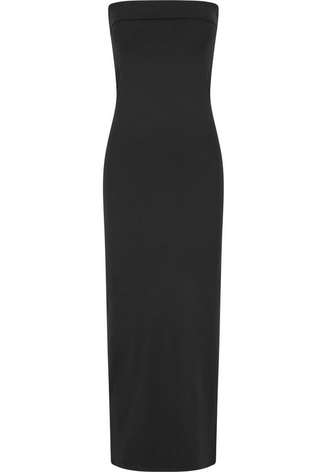 URBAN CLASSICS Shirtkleid Urban Classics Ladies Bandeau Midi Dress (1-tlg) von URBAN CLASSICS