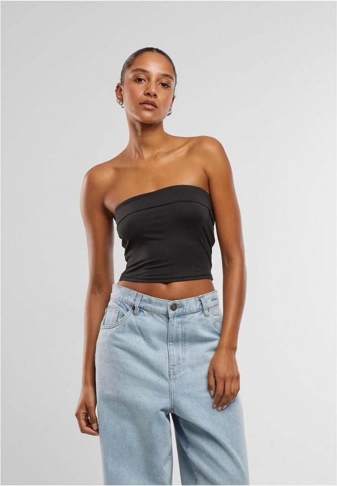 URBAN CLASSICS Shirttop Ladies Bandeau Cropped Top von URBAN CLASSICS