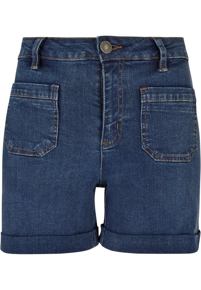URBAN CLASSICS Shorts Urban Classics Damen Ladies Vintage Denim Shorts (1-tlg) von URBAN CLASSICS
