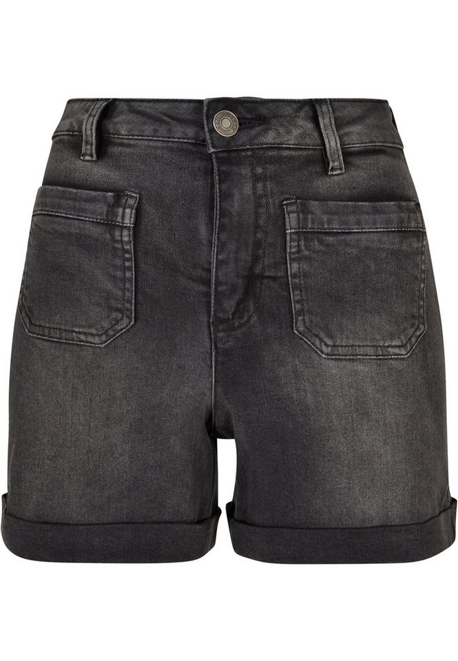 URBAN CLASSICS Shorts Urban Classics Damen Ladies Vintage Denim Shorts (1-tlg) von URBAN CLASSICS