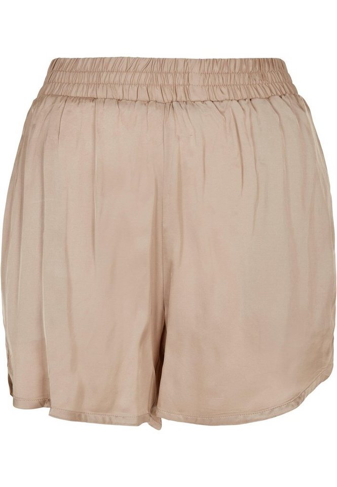 URBAN CLASSICS Shorts Urban Classics Damen Ladies Viscose Satin Resort Shorts (1-tlg) von URBAN CLASSICS