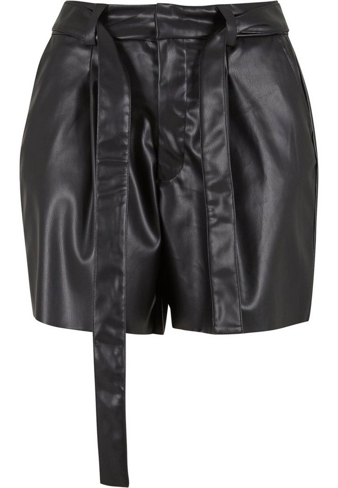 URBAN CLASSICS Shorts Urban Classics Ladies Synthetic Leather Shorts (1-tlg) von URBAN CLASSICS