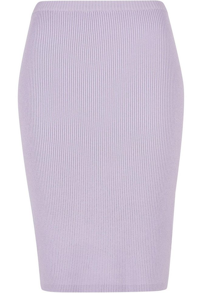 URBAN CLASSICS Sommerrock Urban Classics Damen Ladies Rib Knit Midi Skirt (1-tlg) von URBAN CLASSICS