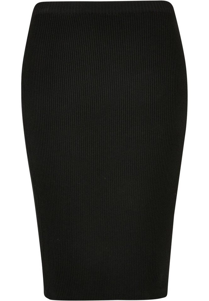 URBAN CLASSICS Sommerrock Urban Classics Damen Ladies Rib Knit Midi Skirt (1-tlg) von URBAN CLASSICS