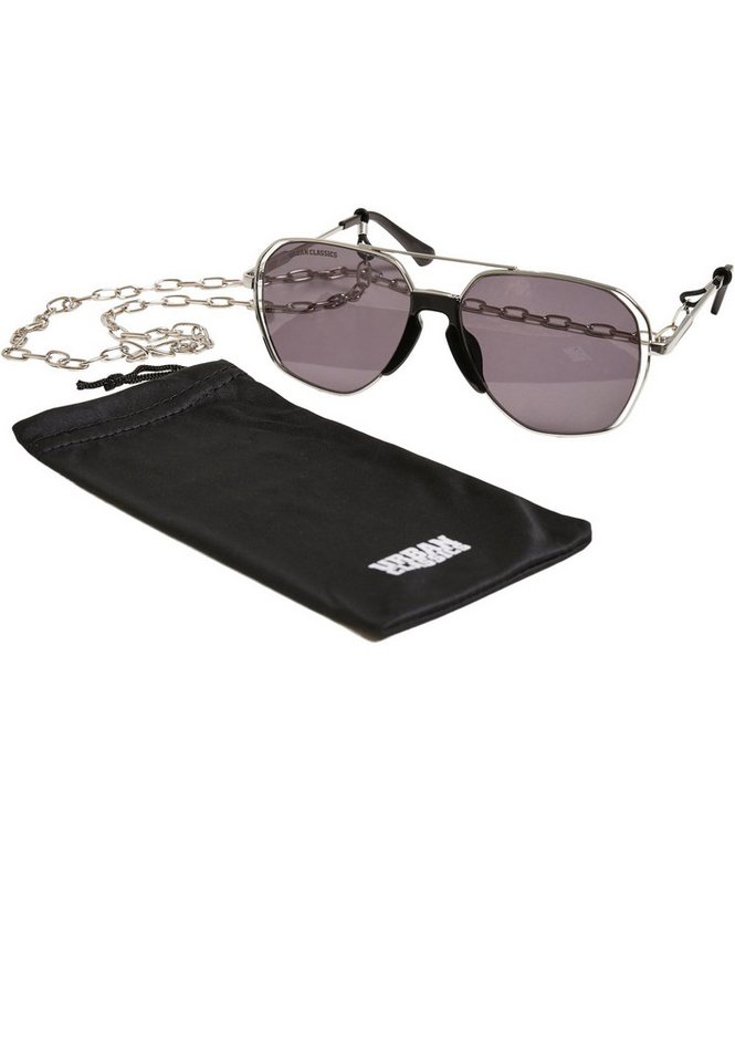 URBAN CLASSICS Sonnenbrille Urban Classics Unisex Sunglasses Karphatos with Chain von URBAN CLASSICS