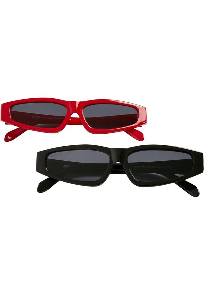 URBAN CLASSICS Sonnenbrille Urban Classics Unisex Sunglasses Lefkada 2-Pack von URBAN CLASSICS