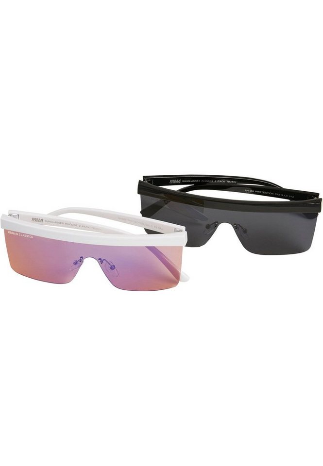 URBAN CLASSICS Sonnenbrille Urban Classics Unisex Sunglasses Rhodos 2-Pack von URBAN CLASSICS