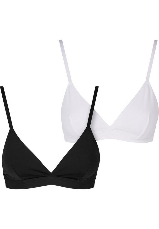 URBAN CLASSICS Sport-BH Urban Classics Ladies Basic unpadded Bra 2-Pack URBAN CLASSICS Sport-BH Urban Classics Ladies Basic unpadded Bra 2-Pack von URBAN CLASSICS