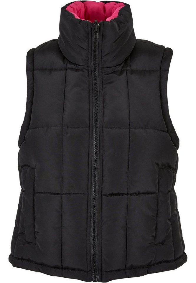 URBAN CLASSICS Steppweste Urban Classics Damen Ladies Reversible Cropped Puffer Vest von URBAN CLASSICS