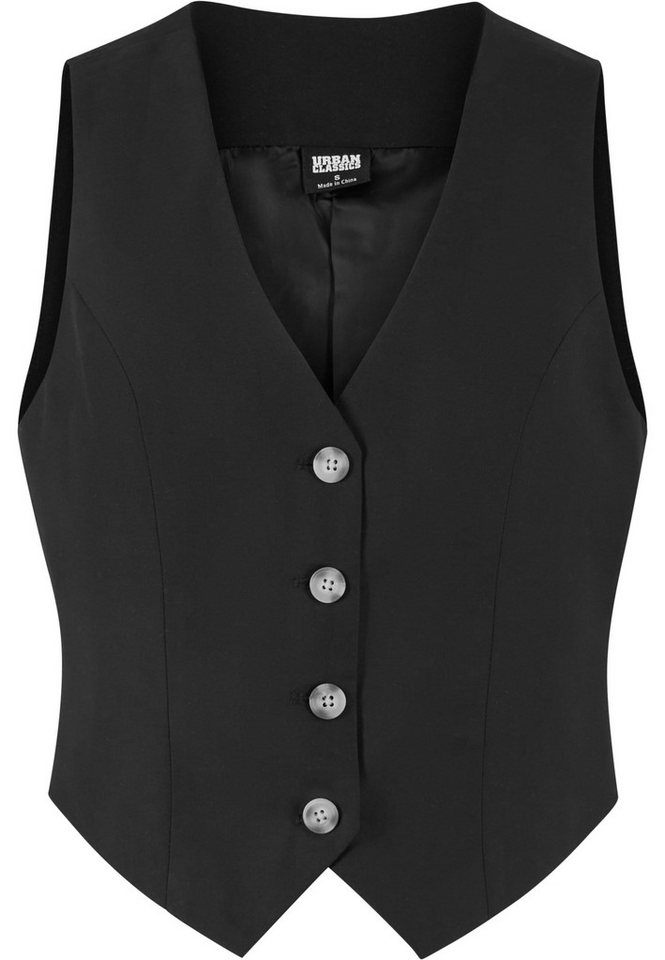 URBAN CLASSICS Steppweste Urban Classics Ladies Classic Vest von URBAN CLASSICS