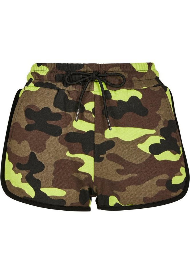 URBAN CLASSICS Stoffhose Urban Classics Damen Ladies Printed Camo Hot Pants (1-tlg) von URBAN CLASSICS