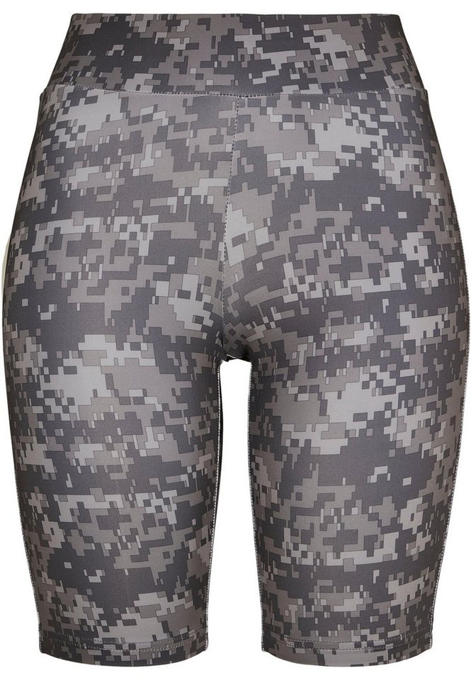 URBAN CLASSICS Stoffhose Urban Classics Damen Ladies High Waist Camo Tech Cycle Shorts (1-tlg) von URBAN CLASSICS