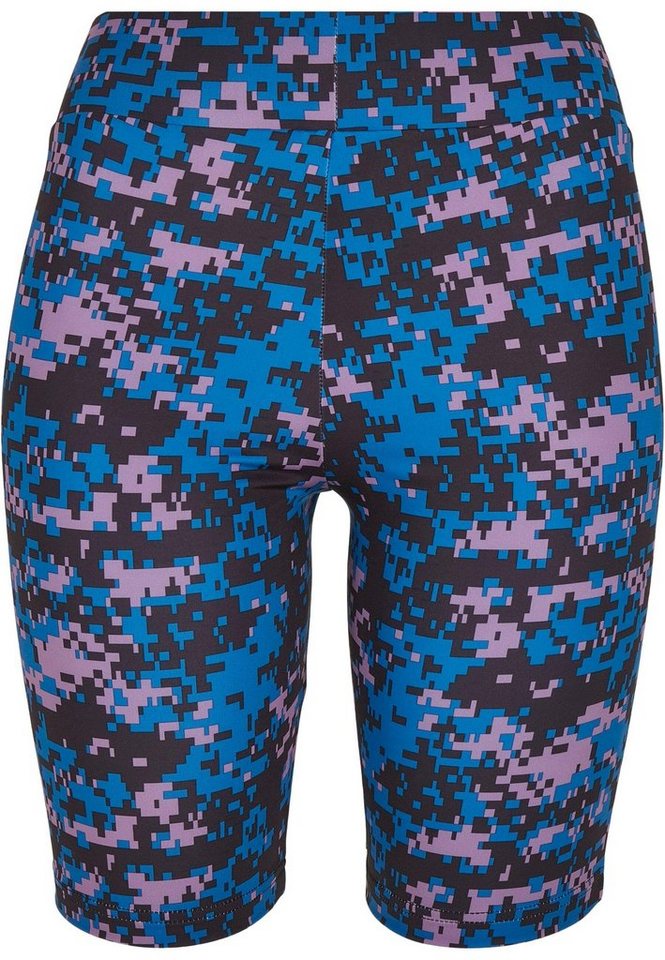 URBAN CLASSICS Stoffhose Urban Classics Damen Ladies High Waist Camo Tech Cycle Shorts (1-tlg) von URBAN CLASSICS