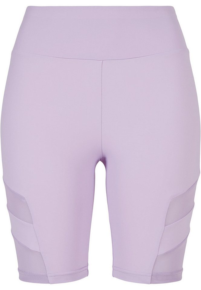 URBAN CLASSICS Stoffhose Urban Classics Damen Ladies High Waist Tech Mesh Cycle Shorts (1-tlg) von URBAN CLASSICS