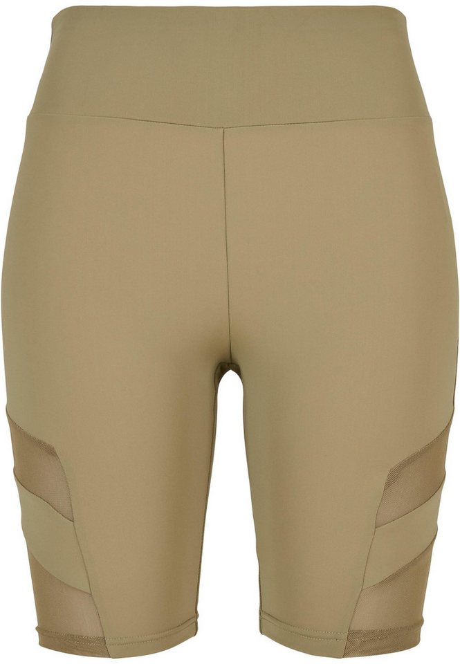 URBAN CLASSICS Stoffhose Urban Classics Damen Ladies High Waist Tech Mesh Cycle Shorts (1-tlg) von URBAN CLASSICS