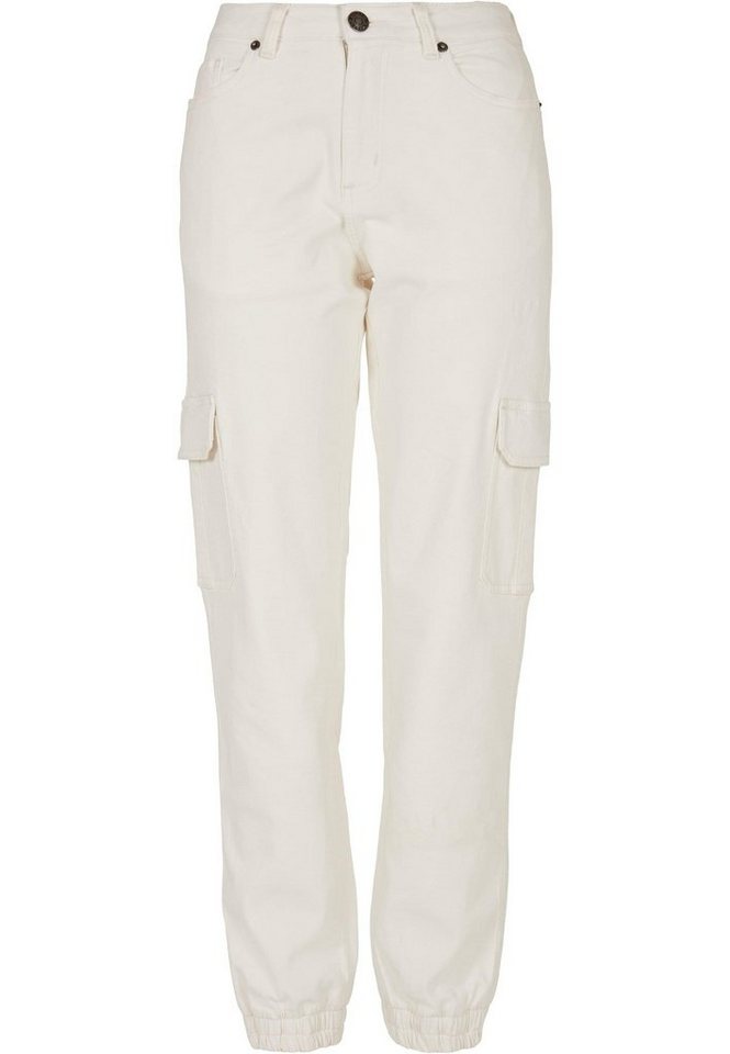 URBAN CLASSICS Stoffhose Urban Classics Damen Ladies Organic Stretch Denim Cargo Pants (1-tlg) von URBAN CLASSICS