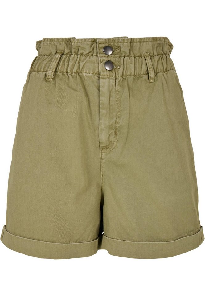URBAN CLASSICS Stoffhose Urban Classics Damen Ladies Paperbag Shorts (1-tlg) von URBAN CLASSICS