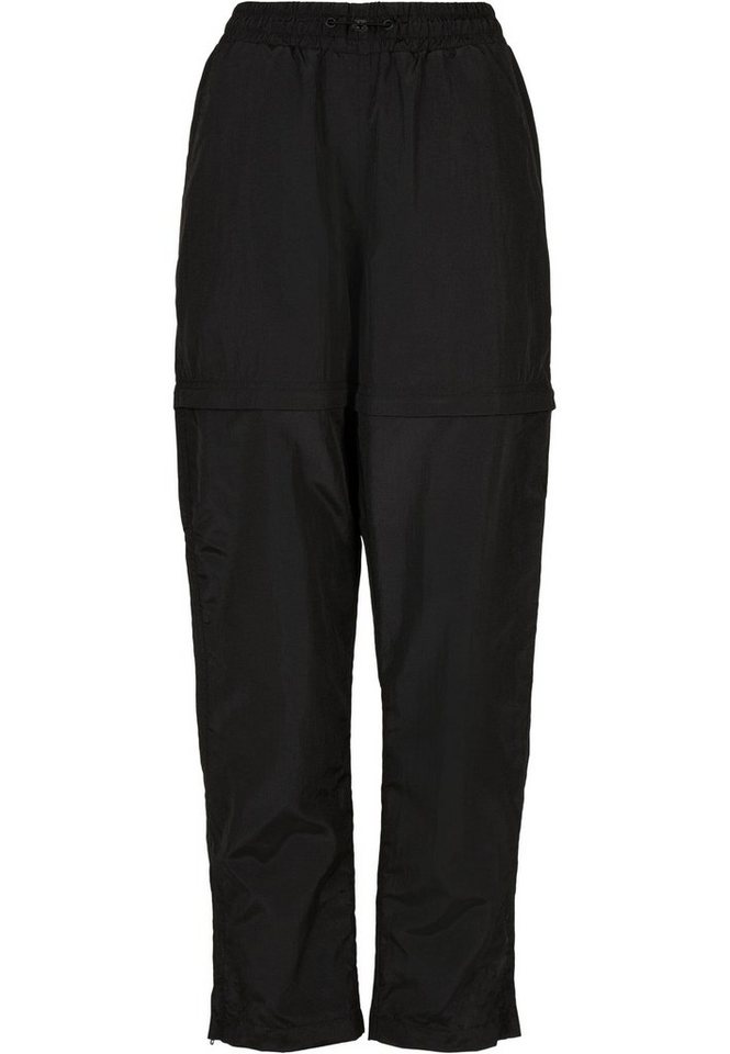 URBAN CLASSICS Stoffhose Urban Classics Damen Ladies Shiny Crinkle Nylon Zip Pants (1-tlg) von URBAN CLASSICS