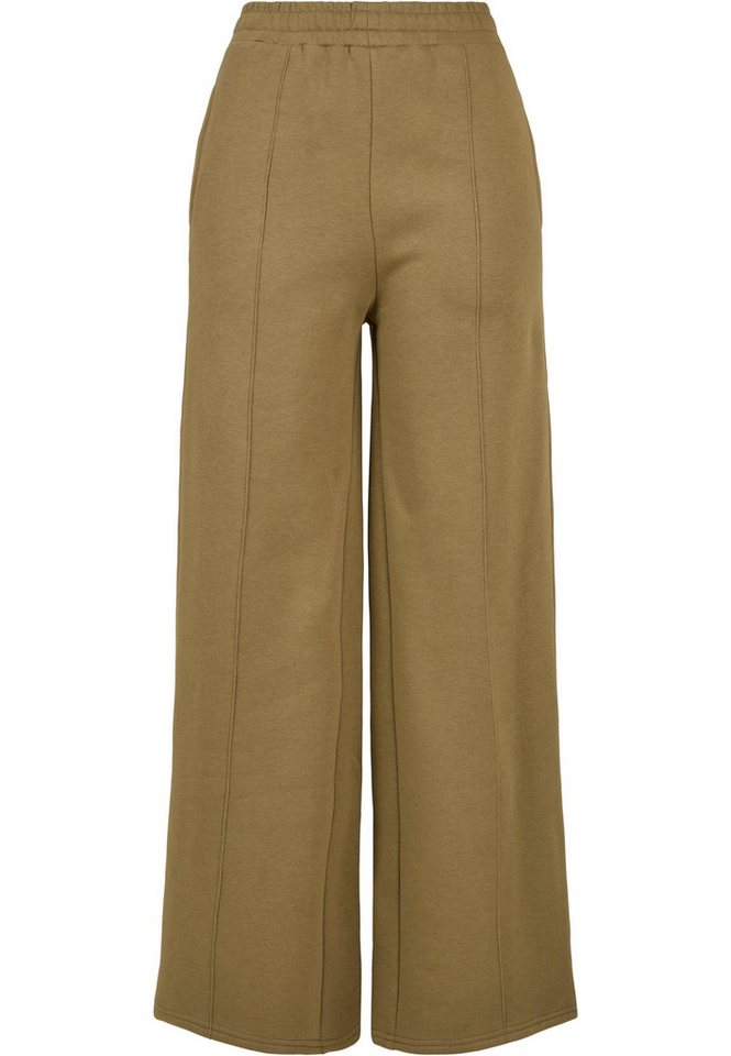 URBAN CLASSICS Stoffhose Urban Classics Damen Ladies Straight Pin Tuck Sweat Pants (1-tlg) von URBAN CLASSICS