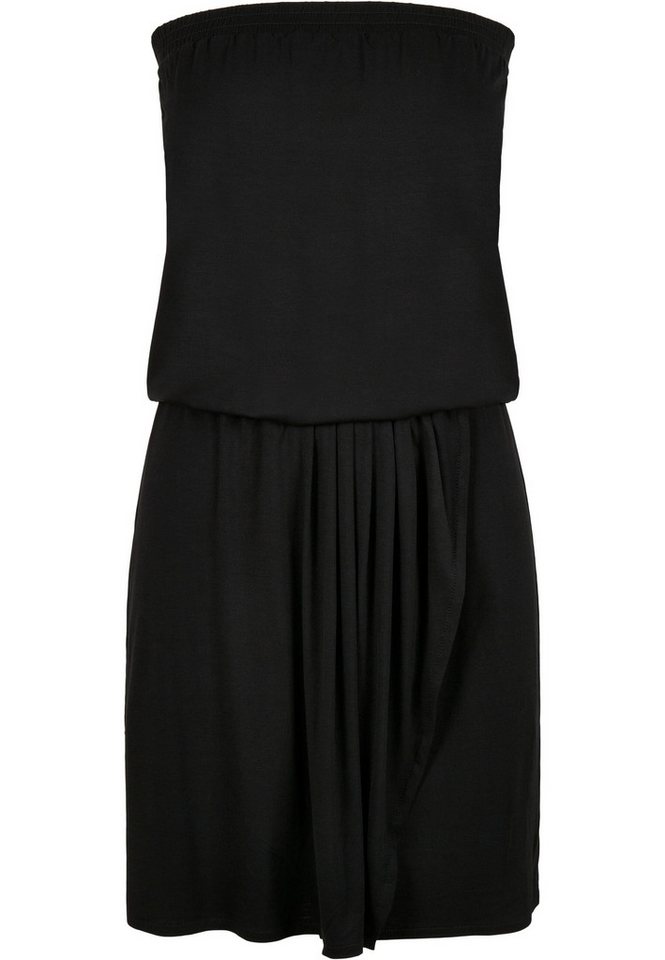 URBAN CLASSICS Shirtkleid Urban Classics Damen Ladies Viscose Short Bandeau Dress (1-tlg) von URBAN CLASSICS