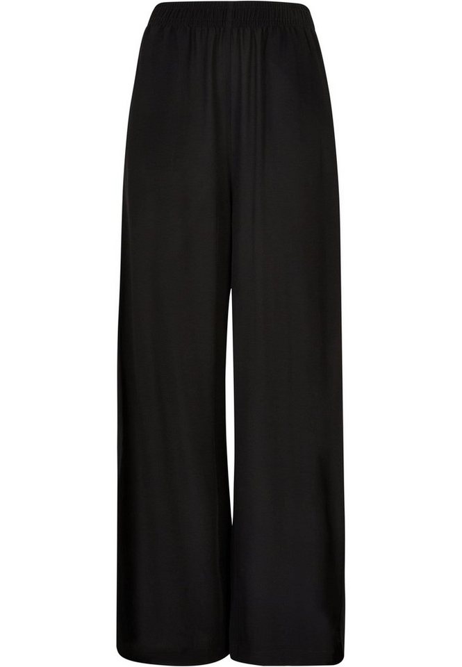 URBAN CLASSICS Stoffhose Urban Classics Damen Ladies Wide Leg Viscose Pants (1-tlg) von URBAN CLASSICS