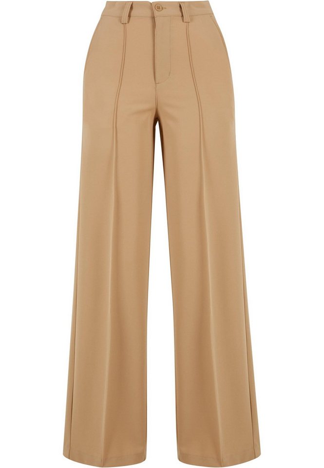 URBAN CLASSICS Stoffhose Urban Classics Damen Ladies Wide Pleated Pants (1-tlg) von URBAN CLASSICS