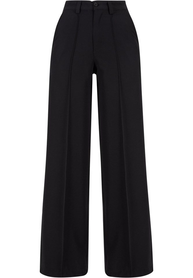URBAN CLASSICS Stoffhose Urban Classics Damen Ladies Wide Pleated Pants (1-tlg) von URBAN CLASSICS