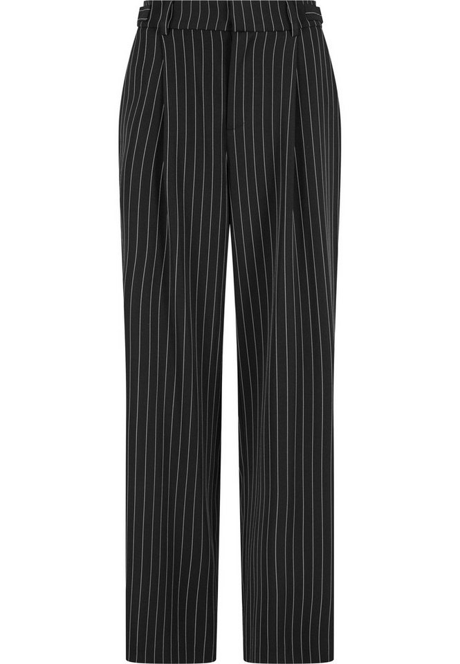 URBAN CLASSICS Stoffhose Urban Classics Ladies Pinstripe Wide Leg Trousers (1-tlg) von URBAN CLASSICS