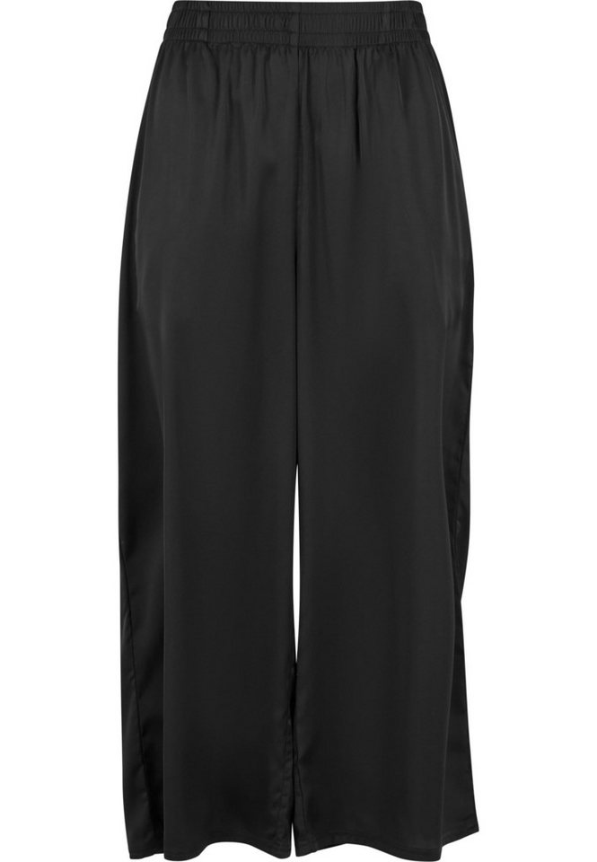 URBAN CLASSICS Stoffhose Urban Classics Ladies Satin Wide Leg Culotte (1-tlg) von URBAN CLASSICS