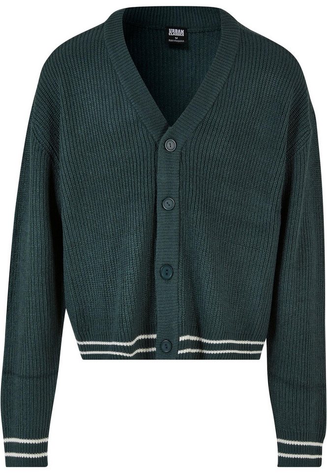 URBAN CLASSICS Strickjacke Urban Classics Herren Sporty Boxy Cardigan (1-tlg) von URBAN CLASSICS