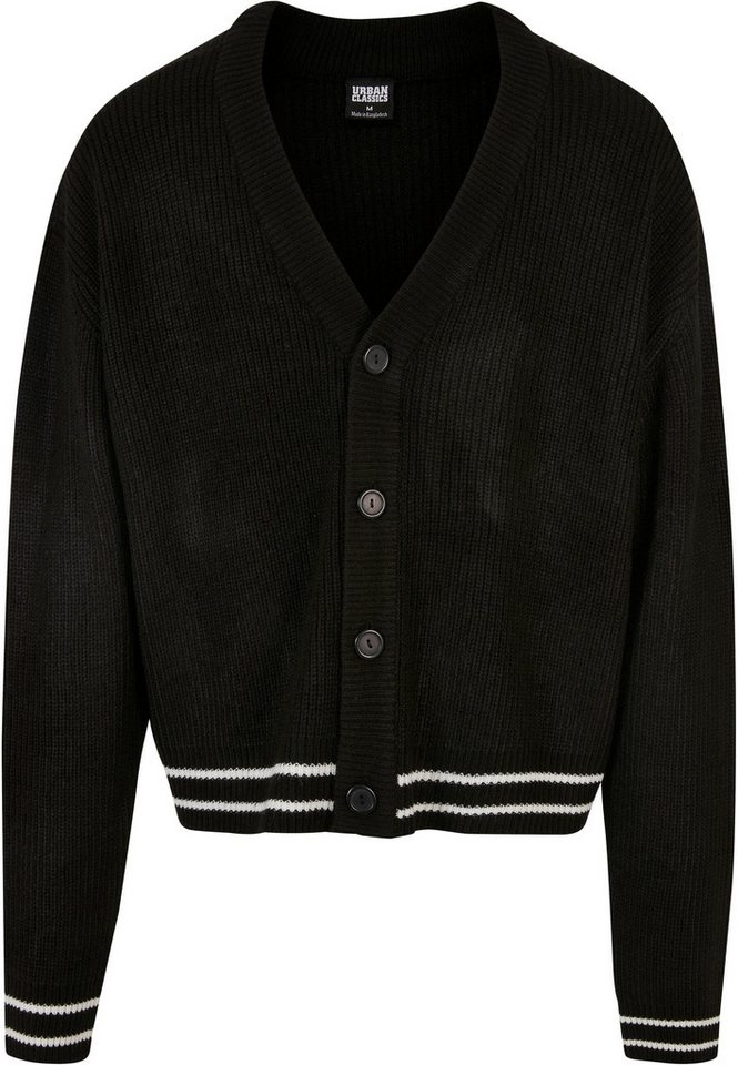 URBAN CLASSICS Strickjacke Urban Classics Herren Sporty Boxy Cardigan (1-tlg) von URBAN CLASSICS