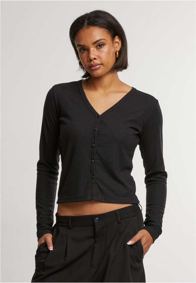 URBAN CLASSICS Strickjacke Ladies Rib Cardigan URBAN CLASSICS Strickjacke Ladies Rib Cardigan von URBAN CLASSICS