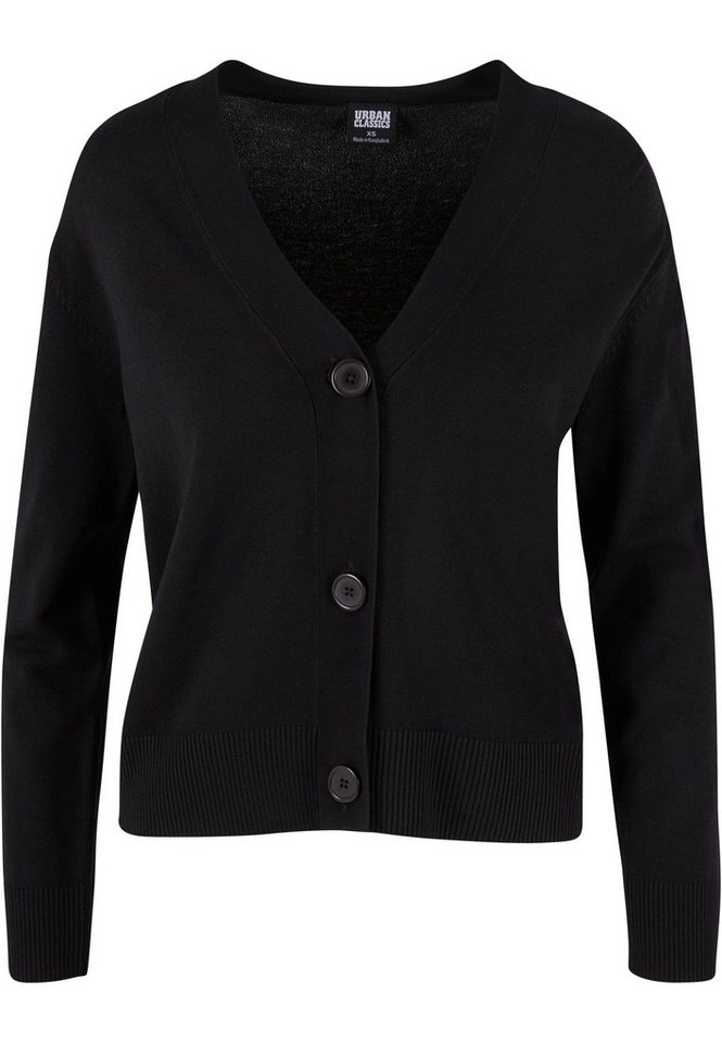 URBAN CLASSICS Strickjacke Urban Classics Damen Ladies Knitted Cardigan (1-tlg) von URBAN CLASSICS