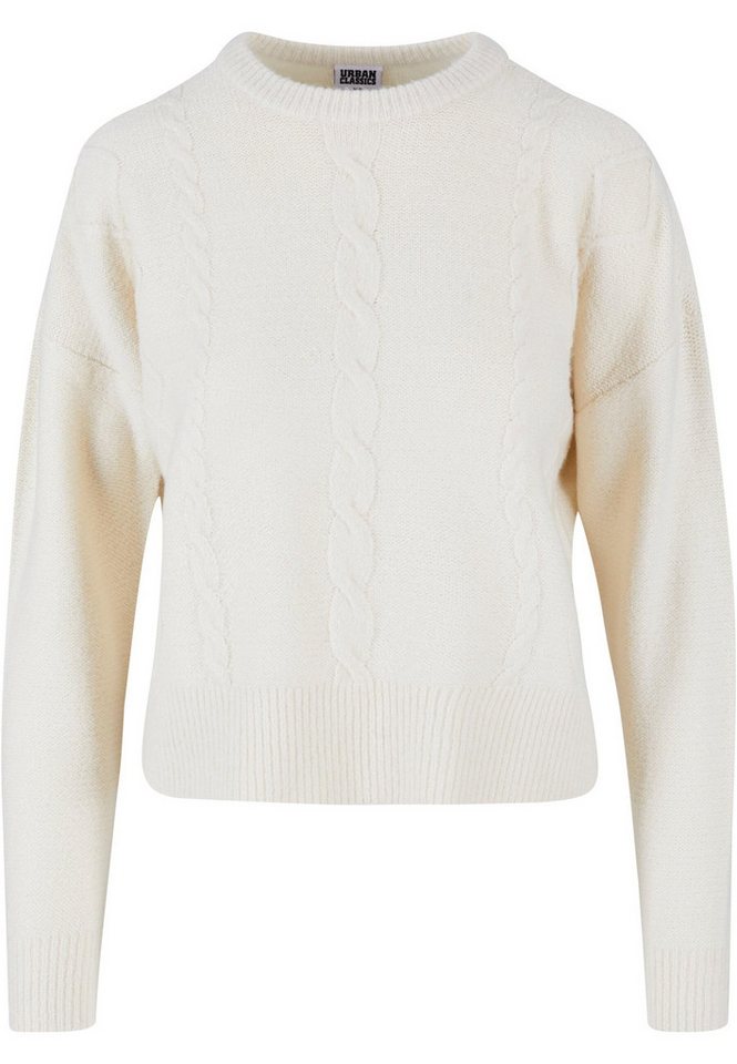 URBAN CLASSICS Sweater Urban Classics Damen Ladies Cabel Knit Sweater von URBAN CLASSICS