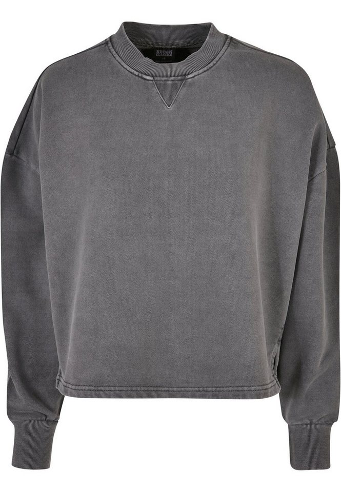 URBAN CLASSICS Sweater Urban Classics Damen Ladies Heavy Terry Garment Dye Crewneck (1-tlg) von URBAN CLASSICS