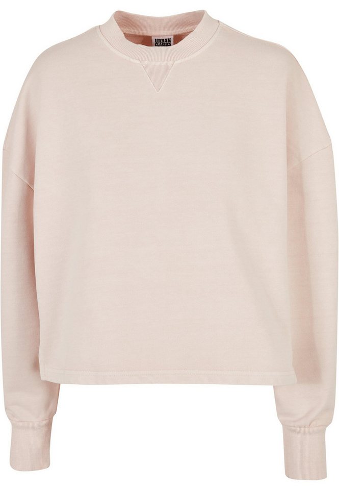 URBAN CLASSICS Sweater Urban Classics Damen Ladies Heavy Terry Garment Dye Crewneck (1-tlg) von URBAN CLASSICS