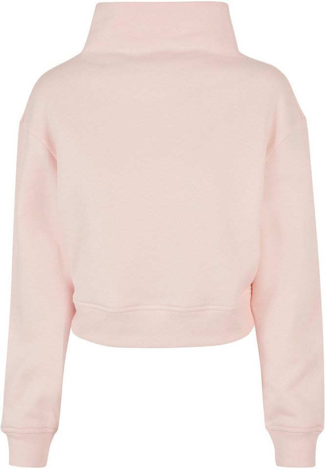 URBAN CLASSICS Sweater Urban Classics Damen Ladies Organic Short High Neck Crew (1-tlg) von URBAN CLASSICS